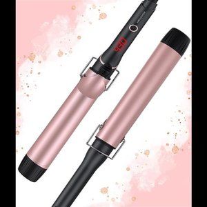 MegaWise Pro 1.5 inch Ceramic Hair Curling Iron, Heat-Resistant Glove Included